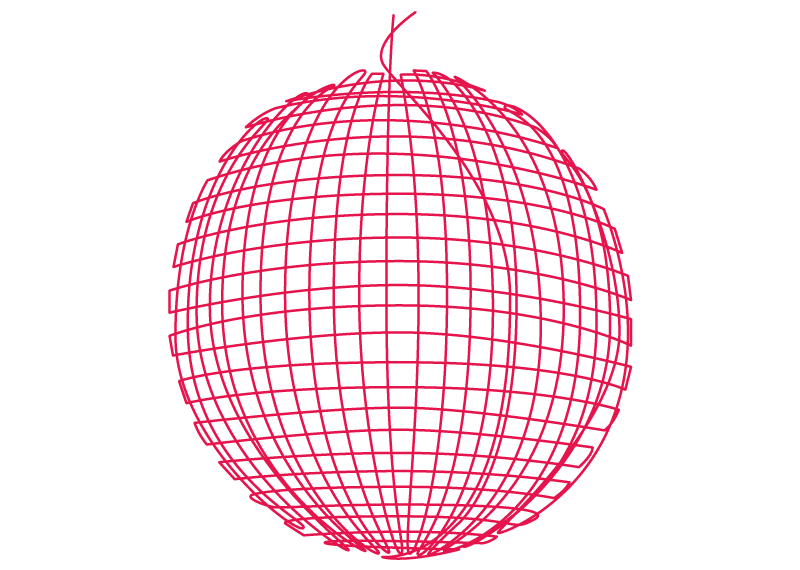 Discokugel, One-Line ©Shutterstock, NikVector