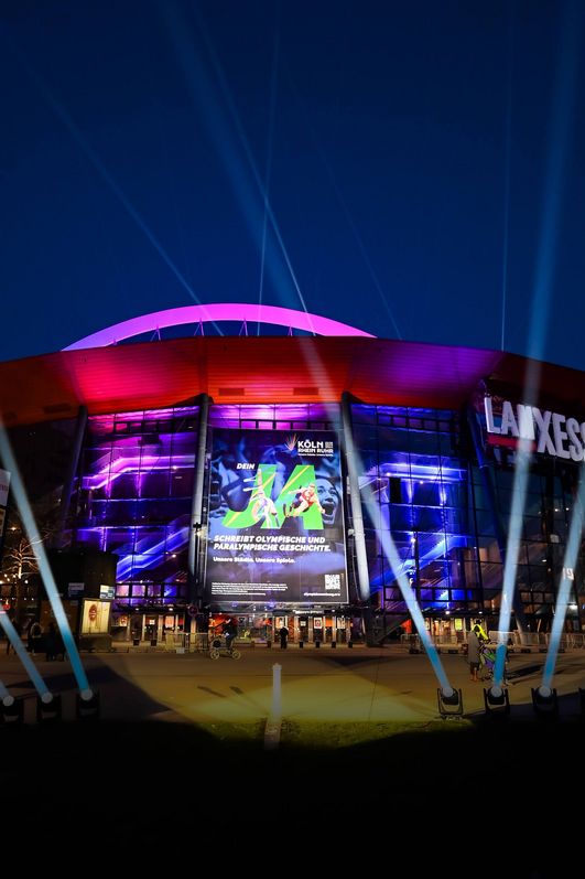 KölnRheinRuhr – Illumination der LANXESS arena