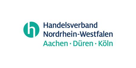 Auf dem Bild ist das Logo vom Handelsverband Nordrhein-Westfalen Aachen-Düren-Köln e.V. zu sehen.
