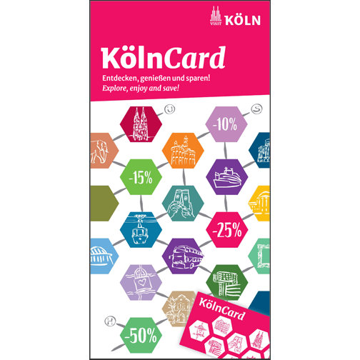 Auf dem Cover sind viele bunte Sechsecke mit Symbolen zu sehen.